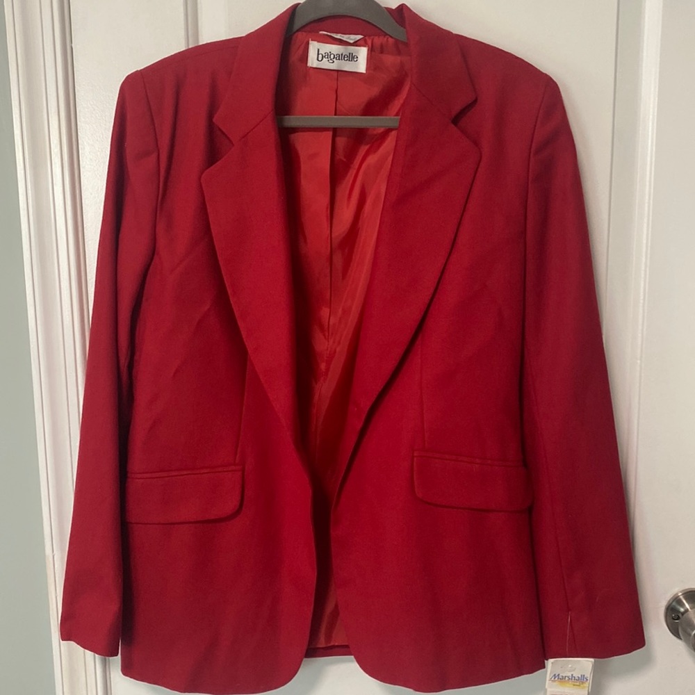 Bagatelle vintage red blazer size US 10